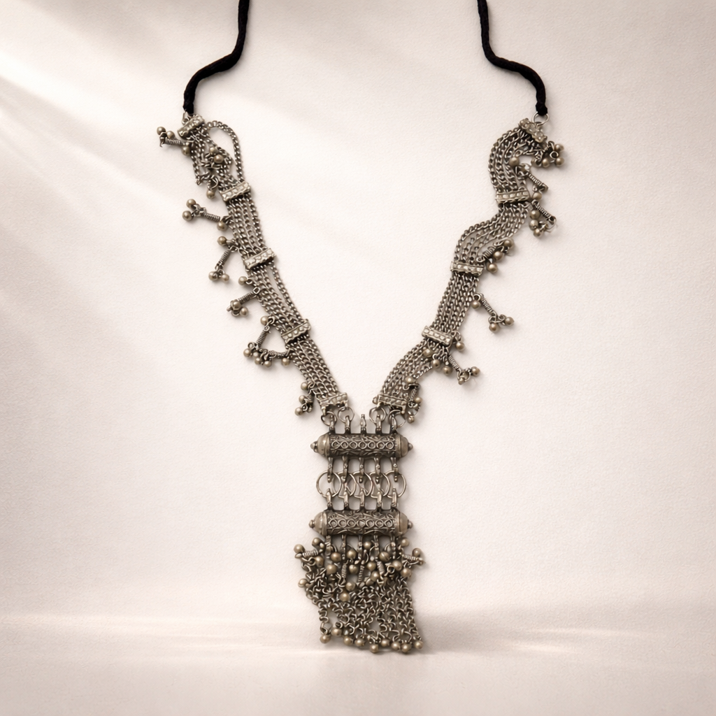 Indian Trendy Oxidised Royal Necklace