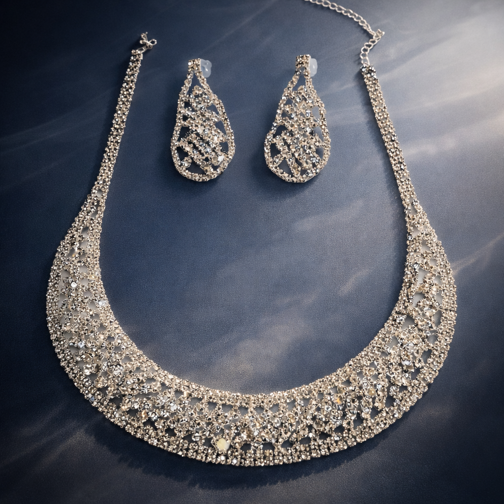 Royal American Diamond Necklace Set