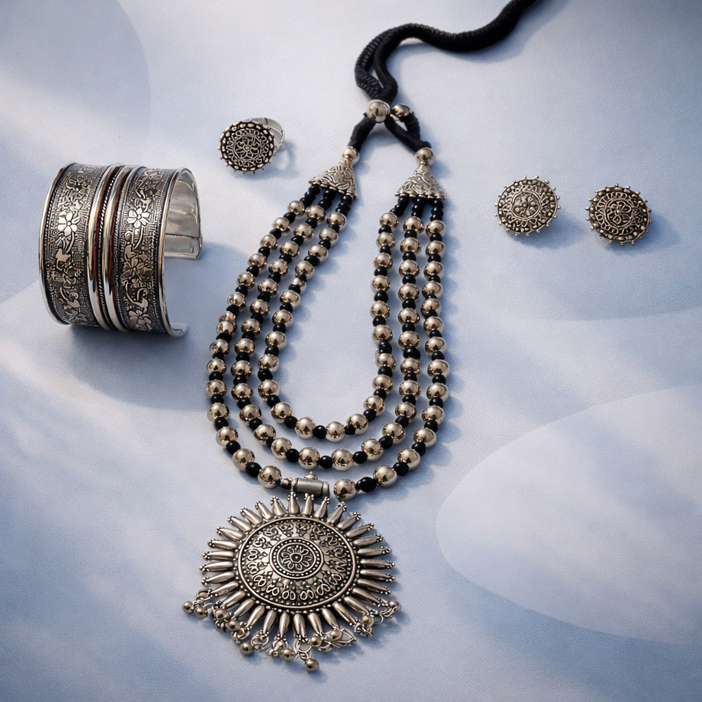 Premium Stunning Oxidised Set