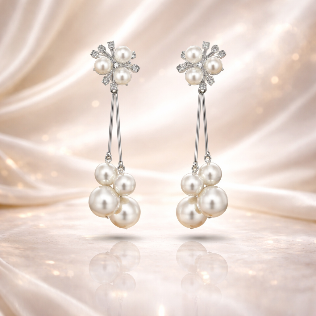 Elegant Pearl Drop Earrings