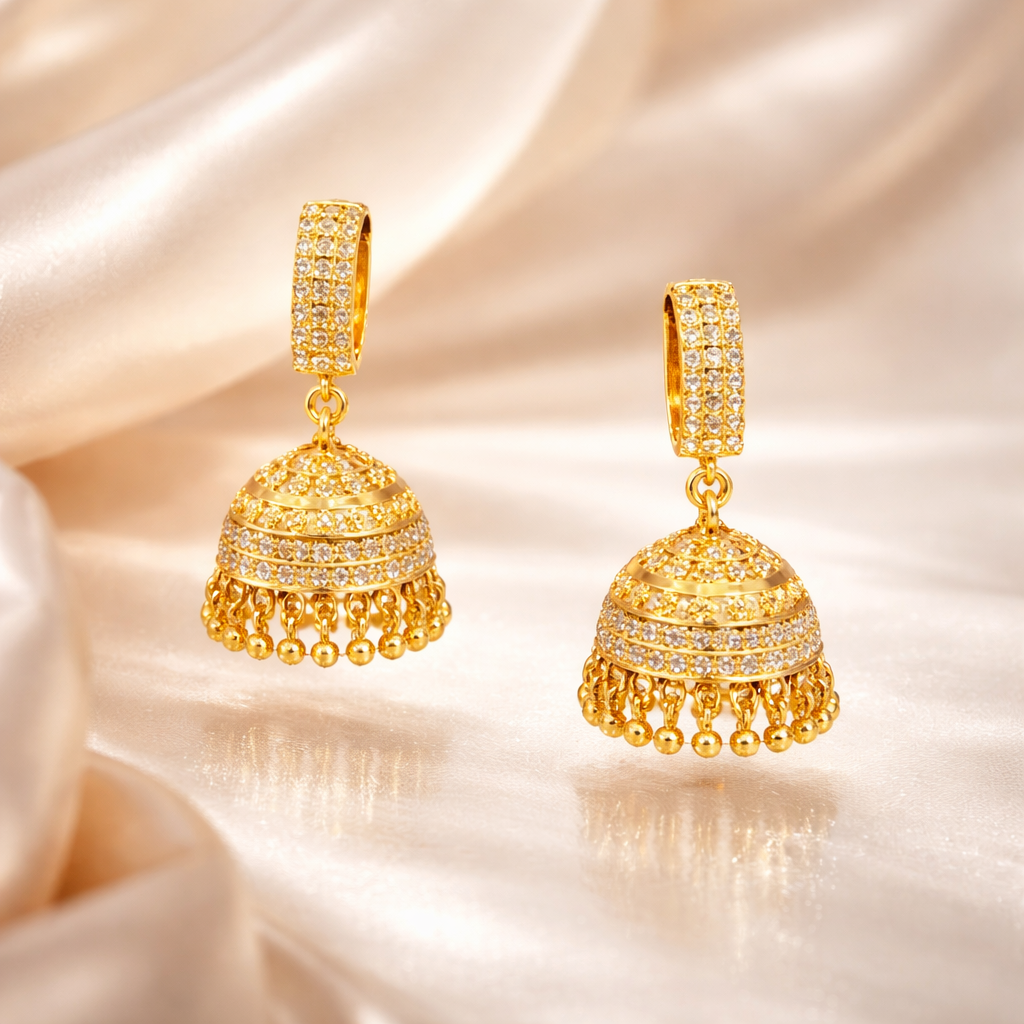 Fancy Gold Plated Earrings
