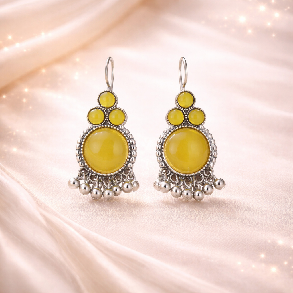 Minimal Oxidised Jhumka