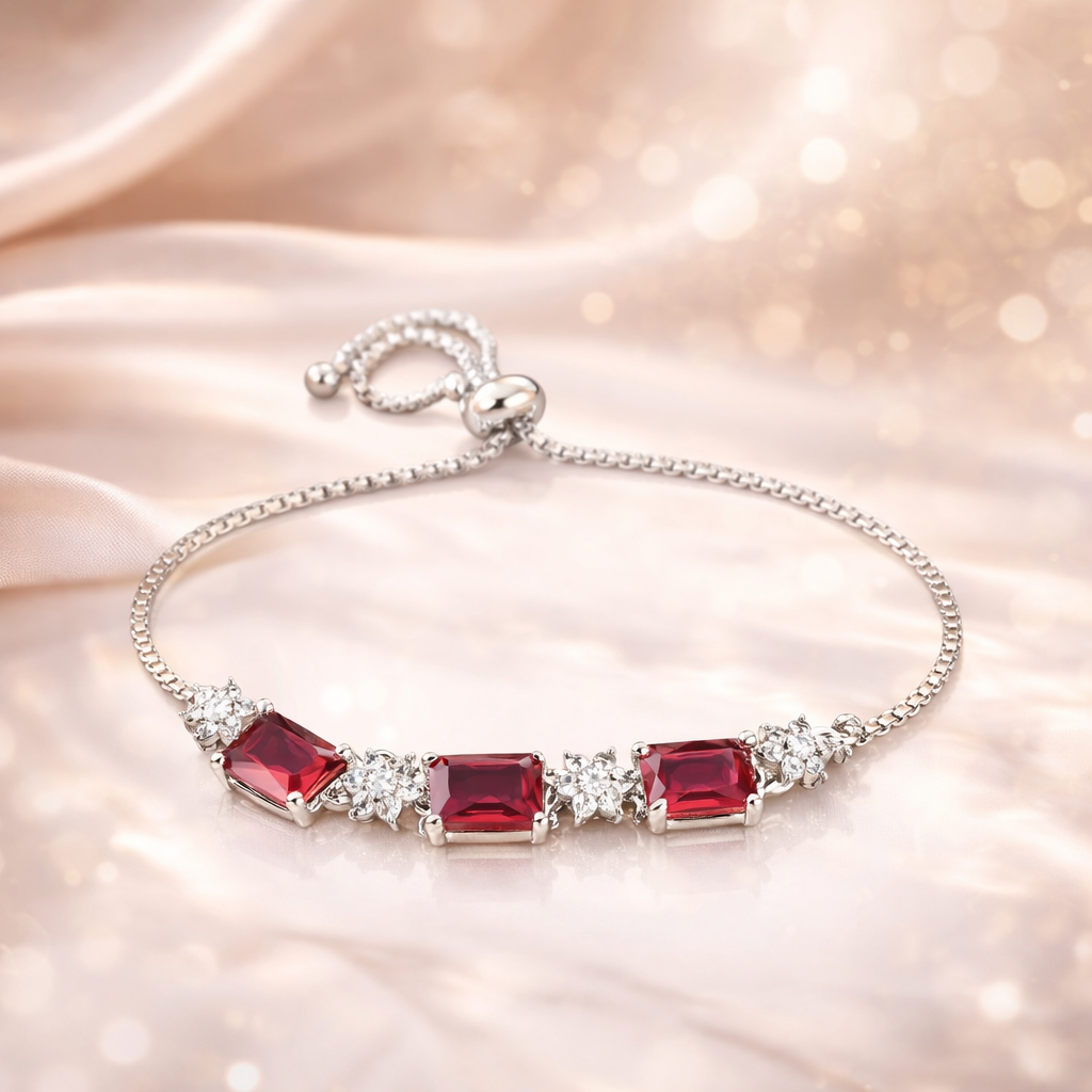 American Diamond Studded Elegant Women Bracelet