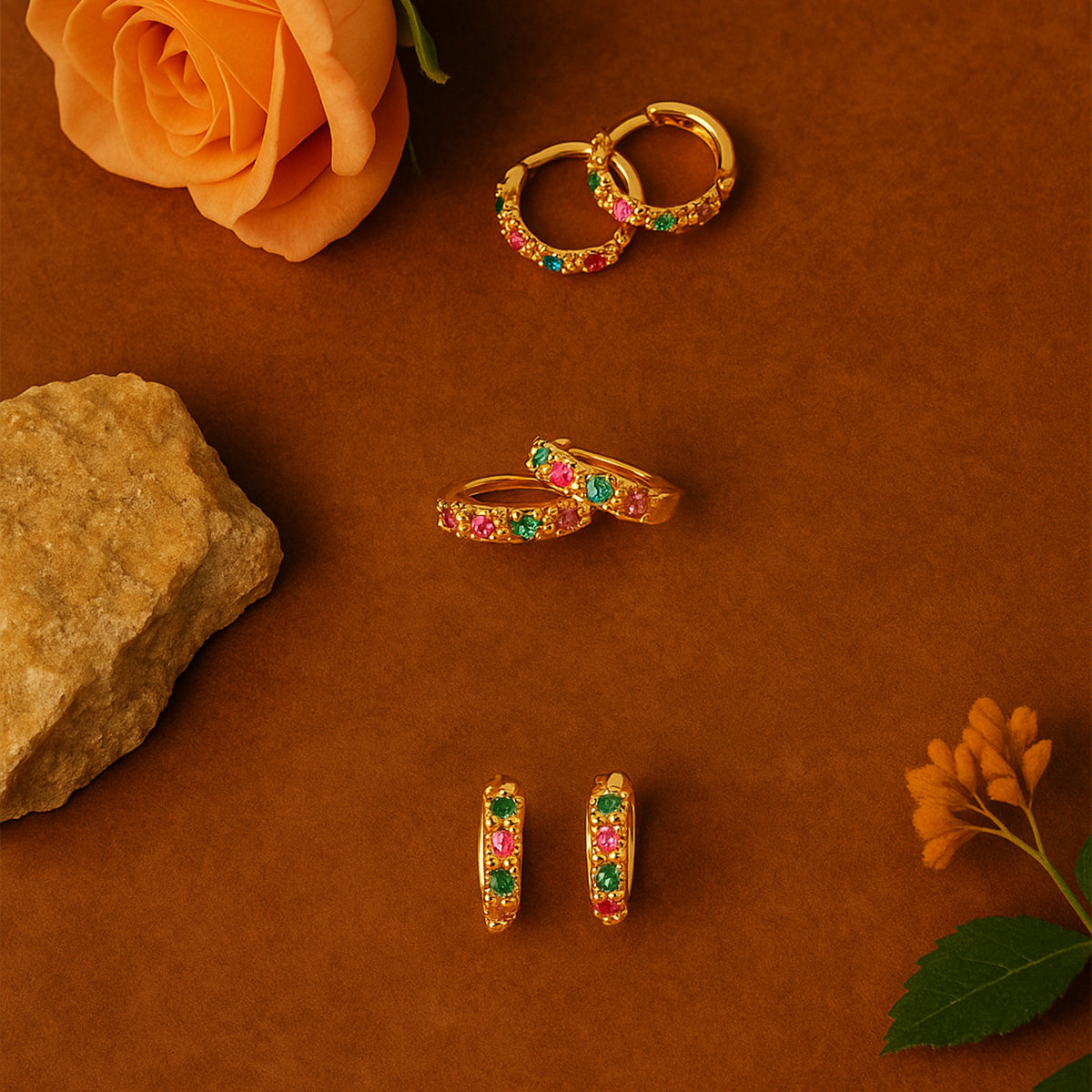 Gold Plated Studs Earring