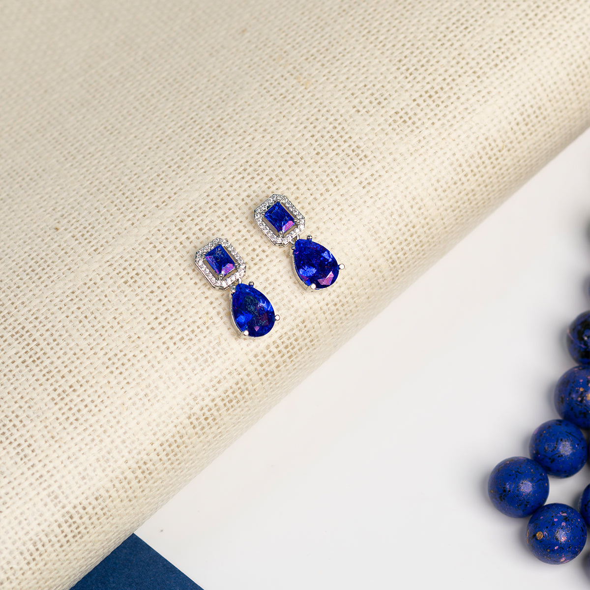 American Diamond Necklace Set with Earring