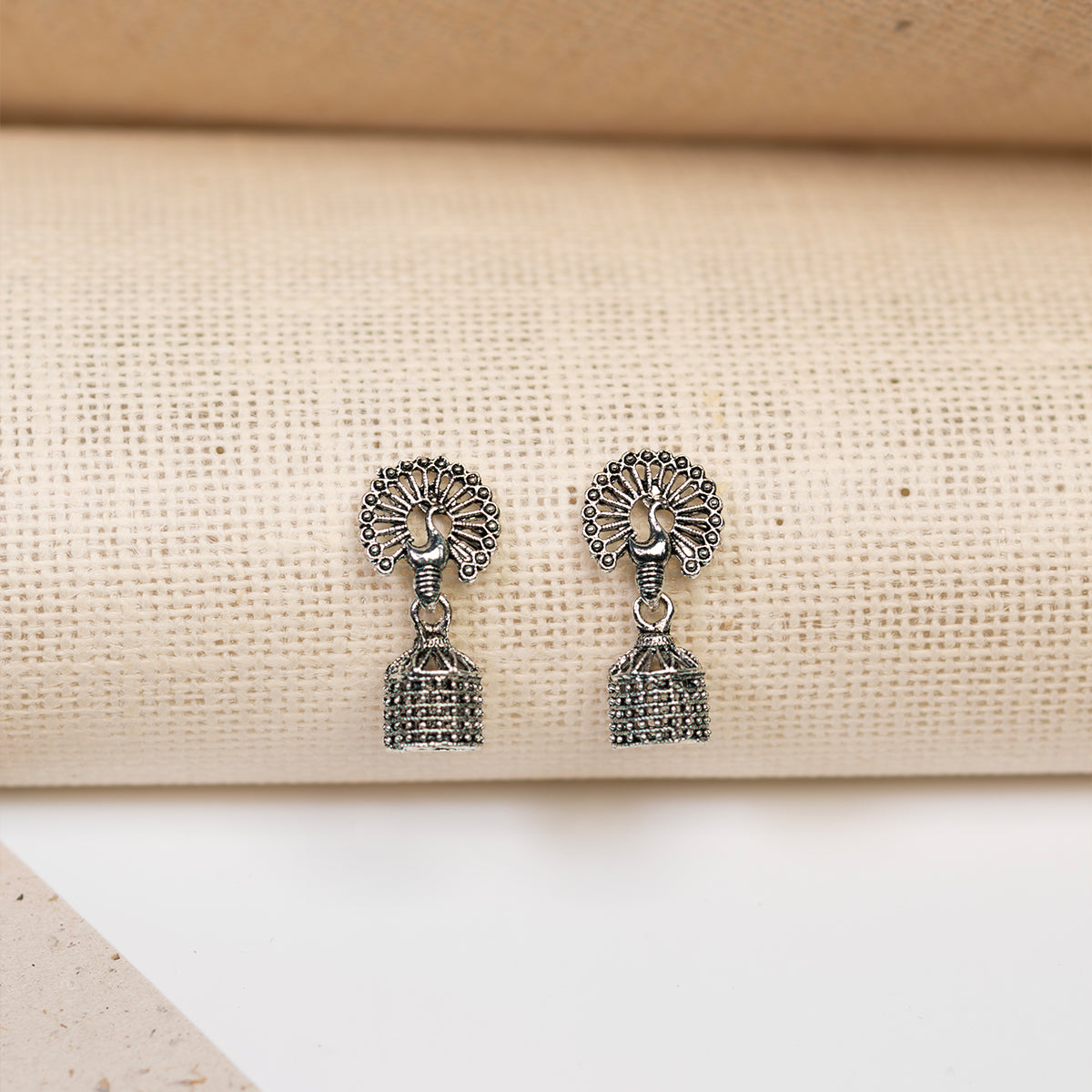 7 Pairs Oxidised Jhumka Gift Box