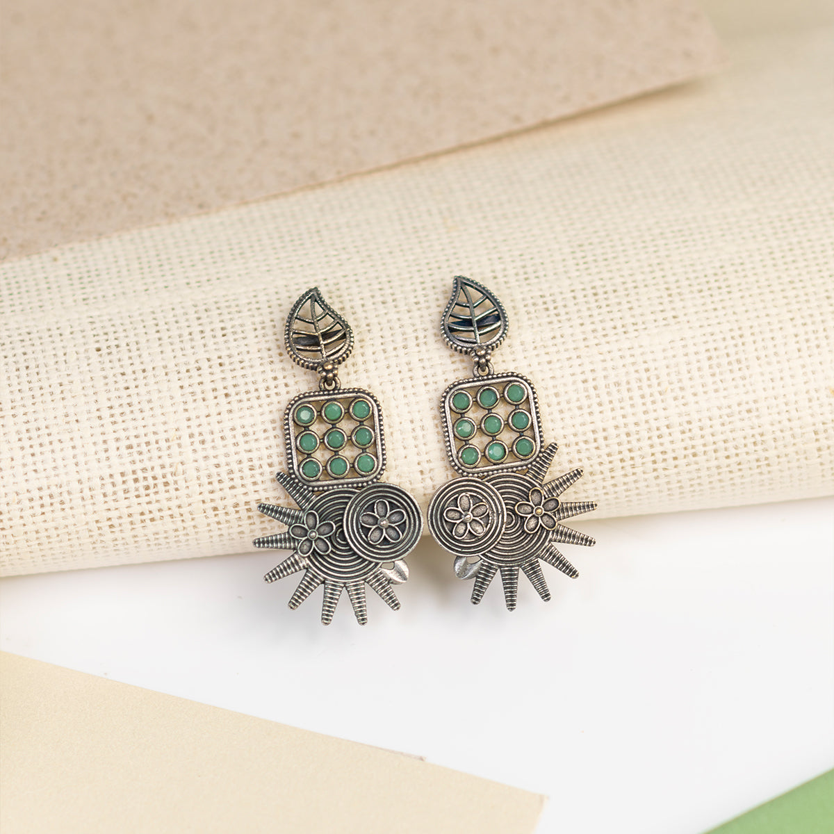 Antique Trendy Oxidised Jhumka