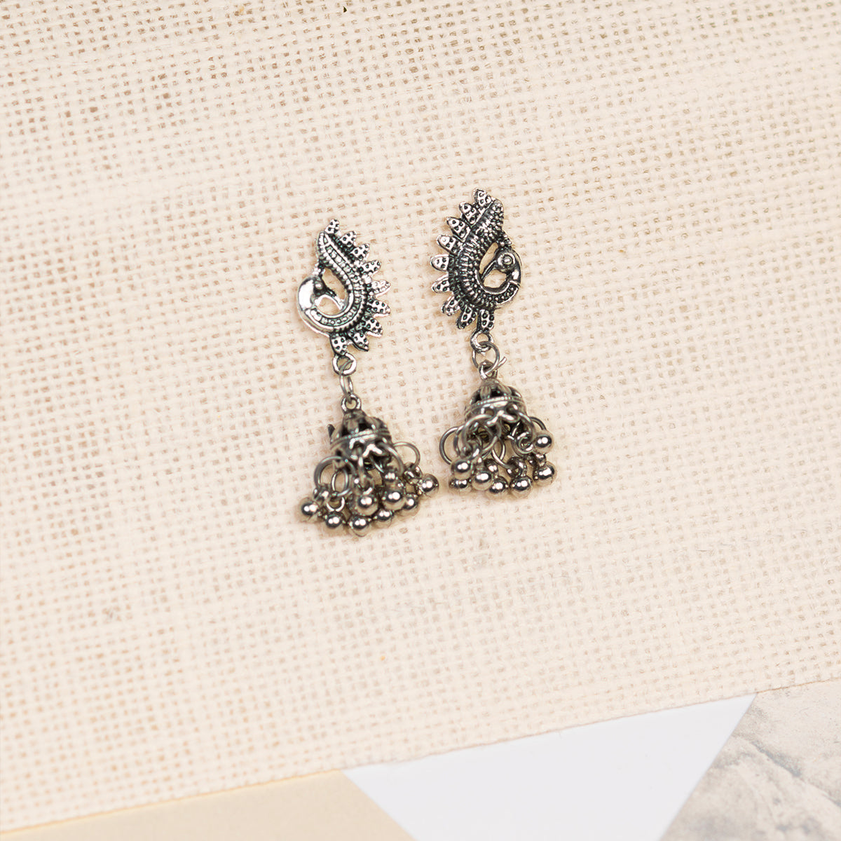 Fancy Oxidised Necklace Set with Jhumka