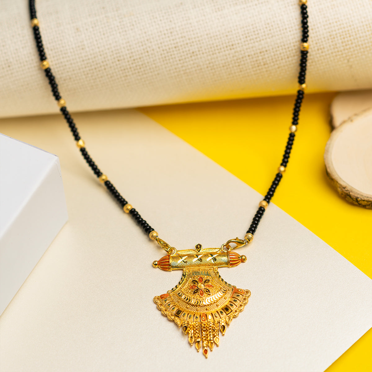 Trendy Gold Plated Mangalsutra