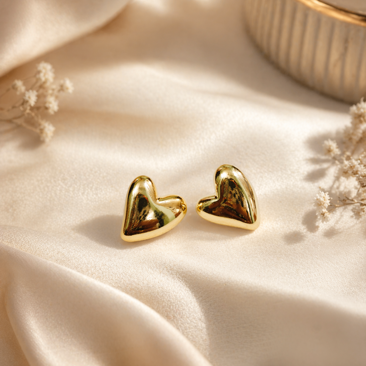 Heart Styled Korean Earring