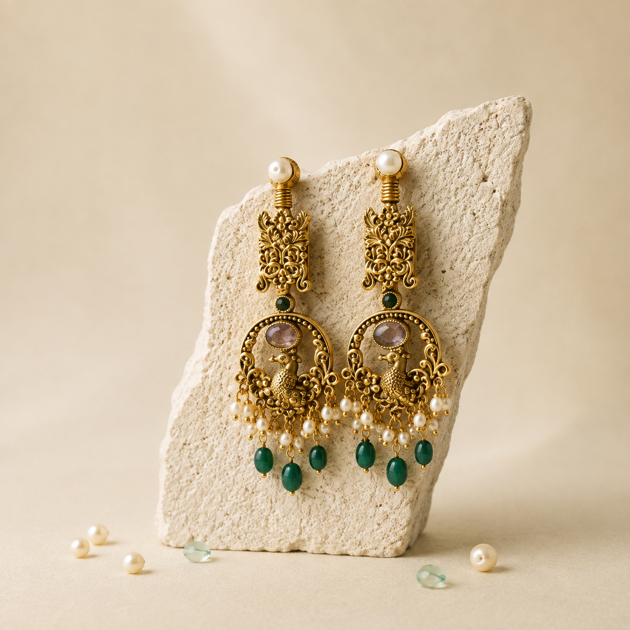 Meenakari Style Jhumka Earring