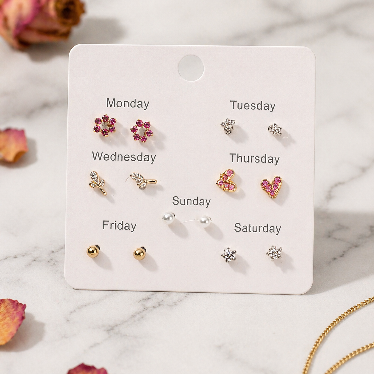 Weekdays Regular Style Korean Hoops