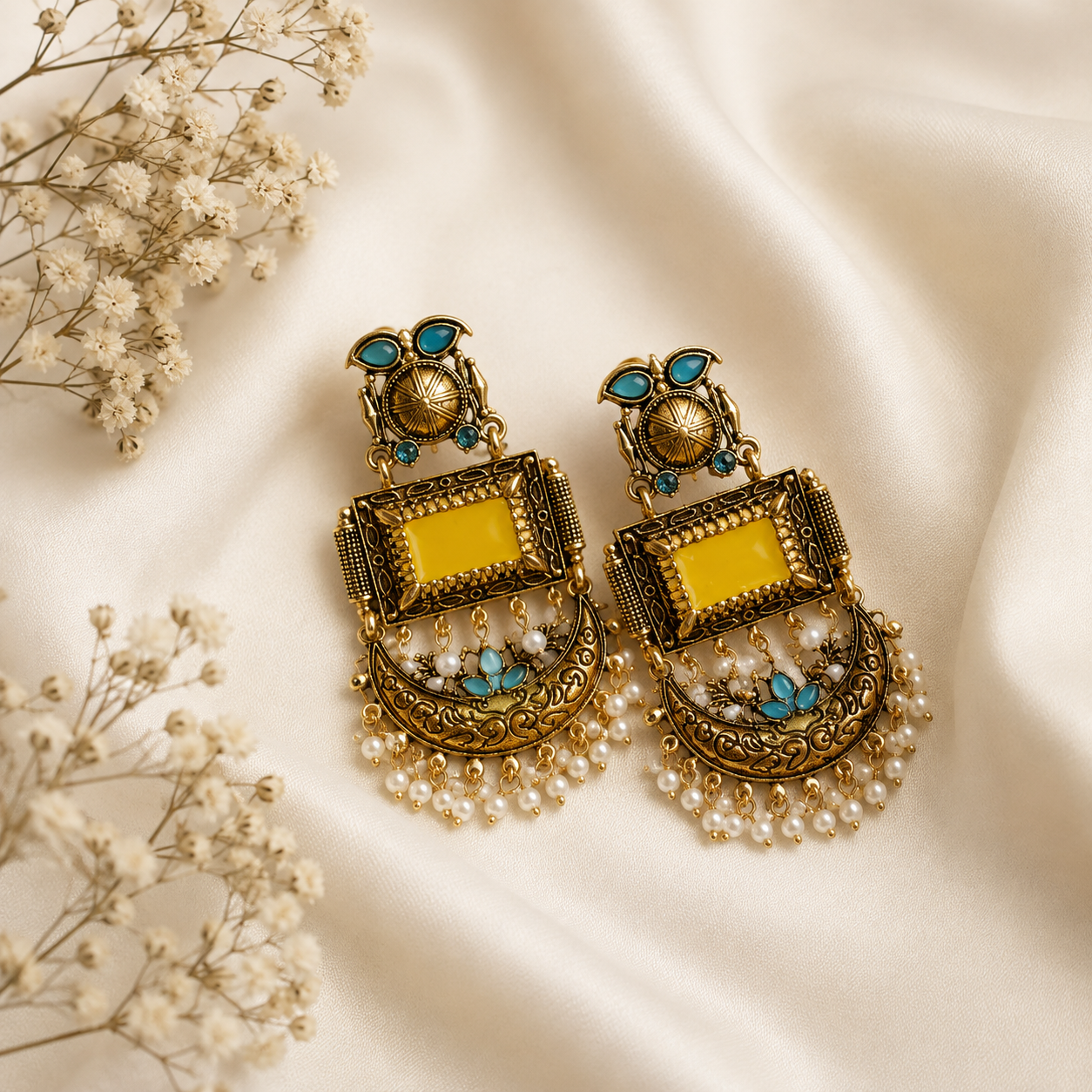 Wedding Style Premium Kashmiri Jhumka